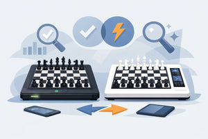 Elektronisches Schachbrett vergleichen