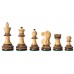 Classic Staunton Burnt 3.75" Chess Pieces – Lacquer Finish