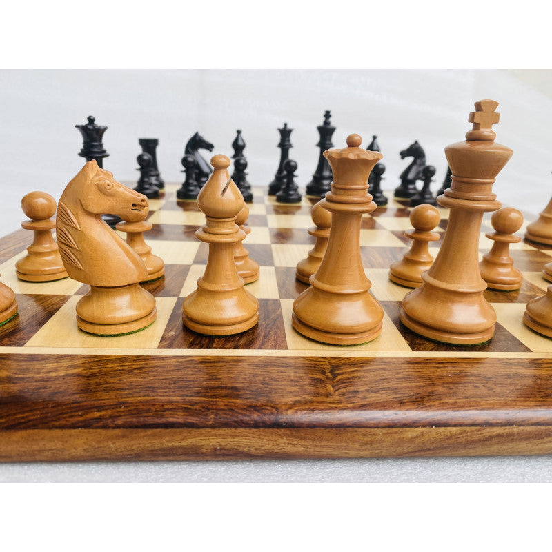 1920's German Staunton Chess Pieces 4" – Antique Boxwood Chess Set