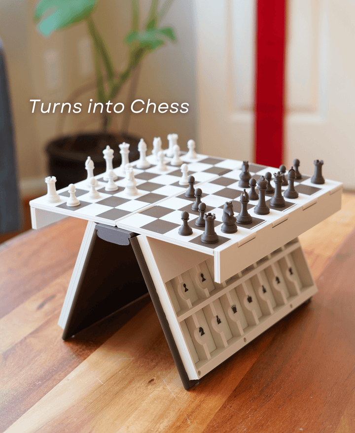 PlayBook’d Chess – Book-Style Magnetic Foldable Chess Set