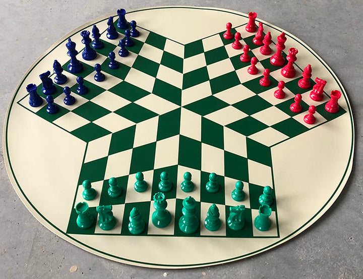 Three Players Chess Set (3C02)