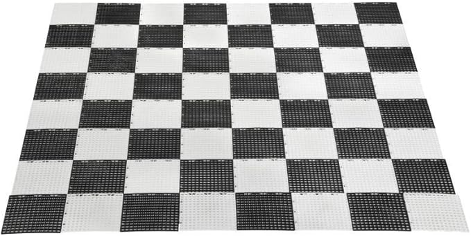 Uber Games Garden Chess – Giant Outdoor Chess Pieces (up to 30 cm) with Bag, Base & Mat