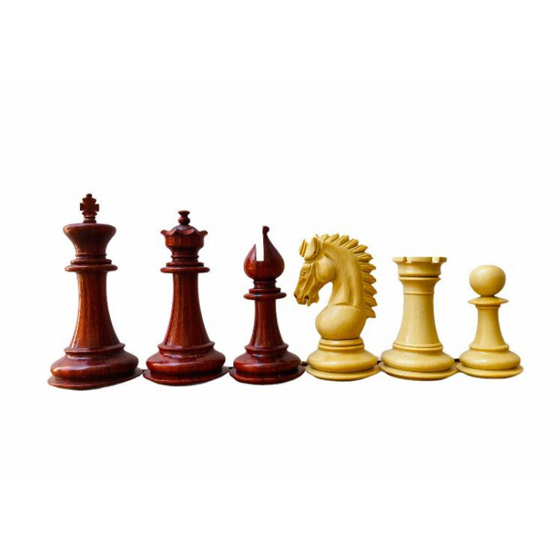 Adventure Staunton Wooden Chess Pieces 3.75" – Budrosewood & Boxwood