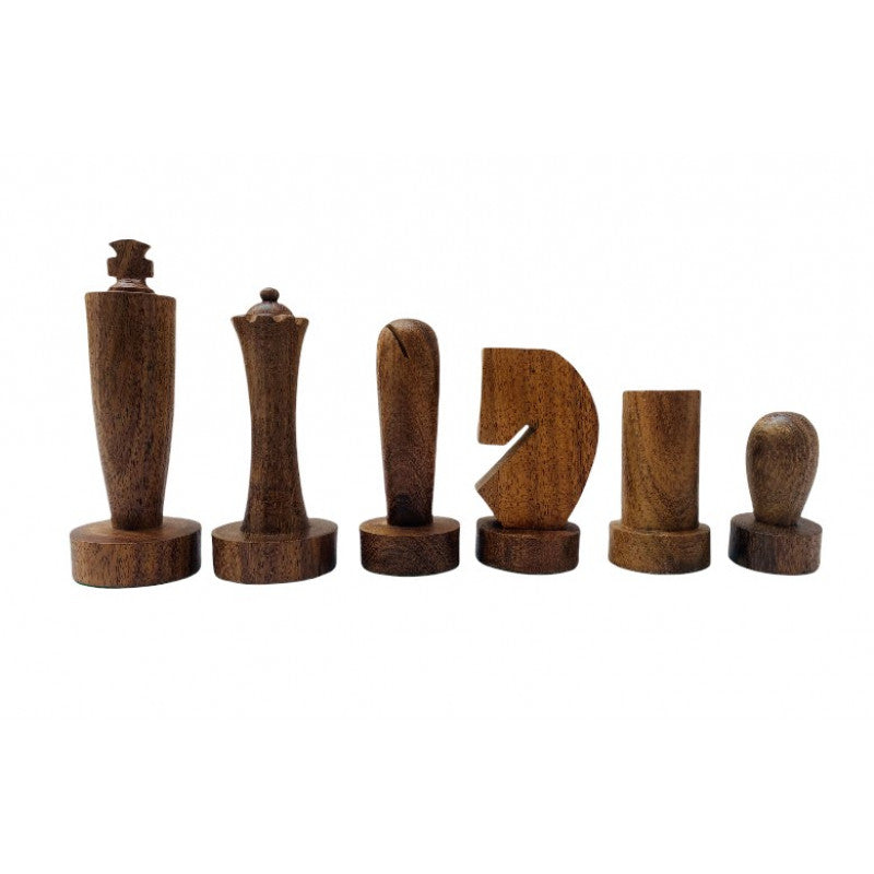 Berliner Chess Set 3.9" – Acacia Pieces with 16" Sheesham/Maple Board