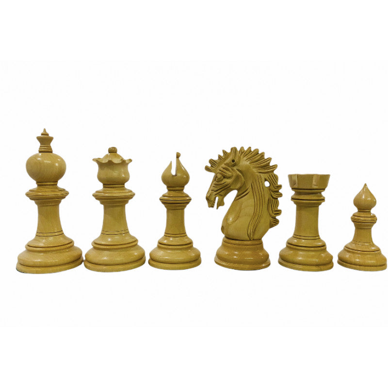 Camelot Chess Set 3.25" – Ebony Pieces with 19" Board & Storage Box