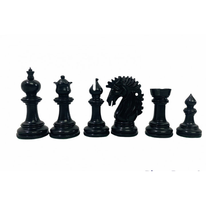 Camelot Chess Set 3.25" – Ebony Pieces with 19" Board & Storage Box