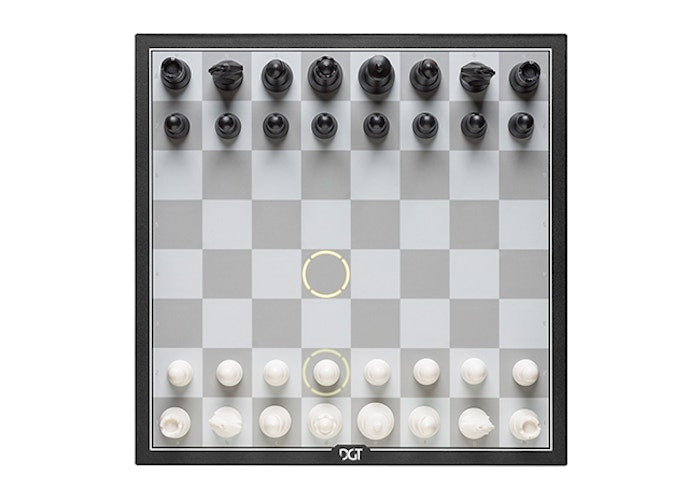 Electronic LED Chessboard + Wooden Board Luxury Gift Set