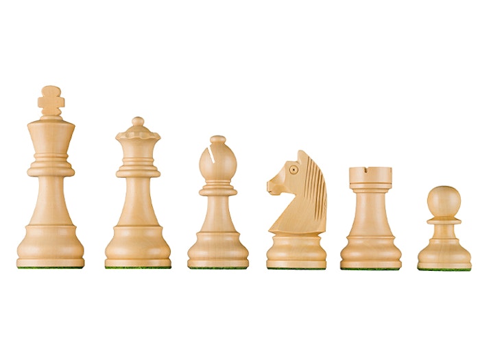 Timeless Weighted Electronic Wooden Chess Pieces 3.7"