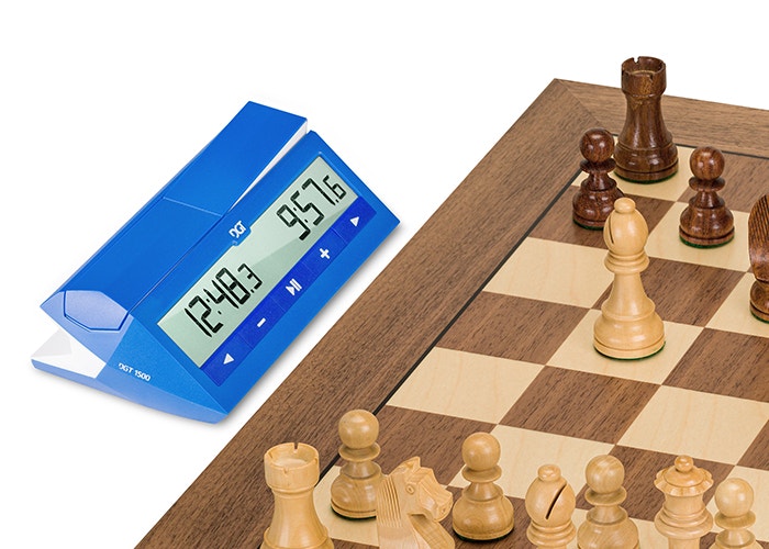 DGT1500 Digital Chess Clock – Precision Blitz & Rapid Timer (Blue)