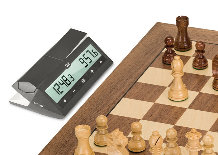 DGT1500 Digital Chess Clock – Precision Blitz & Rapid Timer (Grey)