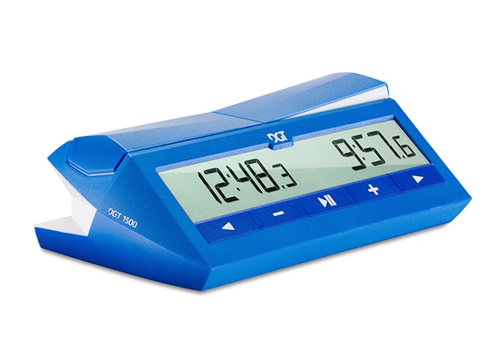 DGT1500 Digital Chess Clock – Precision Blitz & Rapid Timer (Blue)