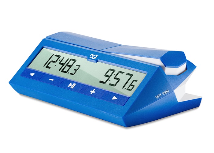 DGT1500 Digital Chess Clock – Precision Blitz & Rapid Timer (Blue)