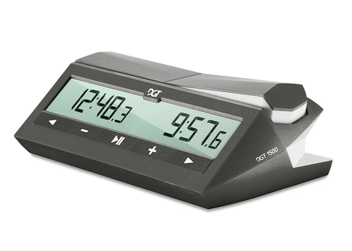 DGT1500 Digital Chess Clock – Precision Blitz & Rapid Timer (Grey)