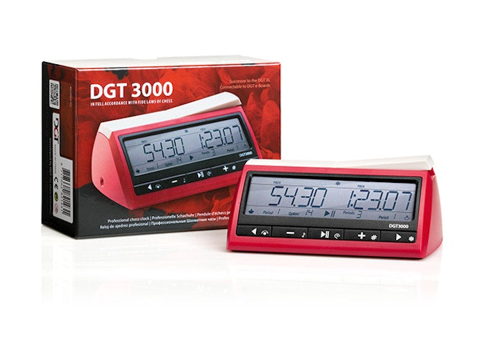 DGT3000 FIDE Championship Digital Chess Clock – Official Tournament Timer