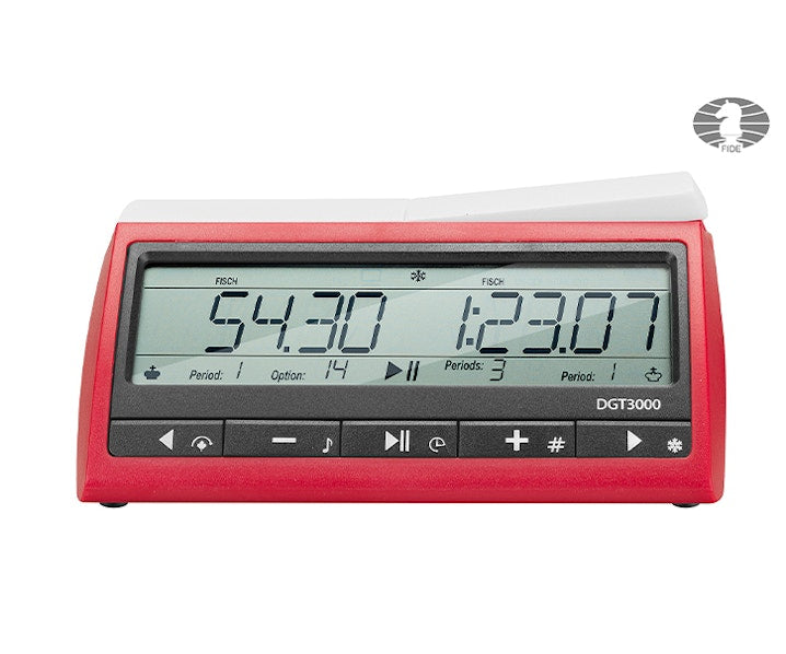 DGT3000 FIDE Championship Digital Chess Clock – Official Tournament Timer