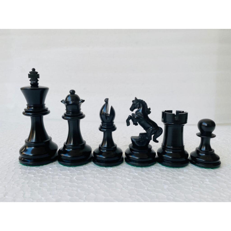 Alexander Knight Chess Pieces 4.5" – Ebony & Boxwood Luxury Staunton Set