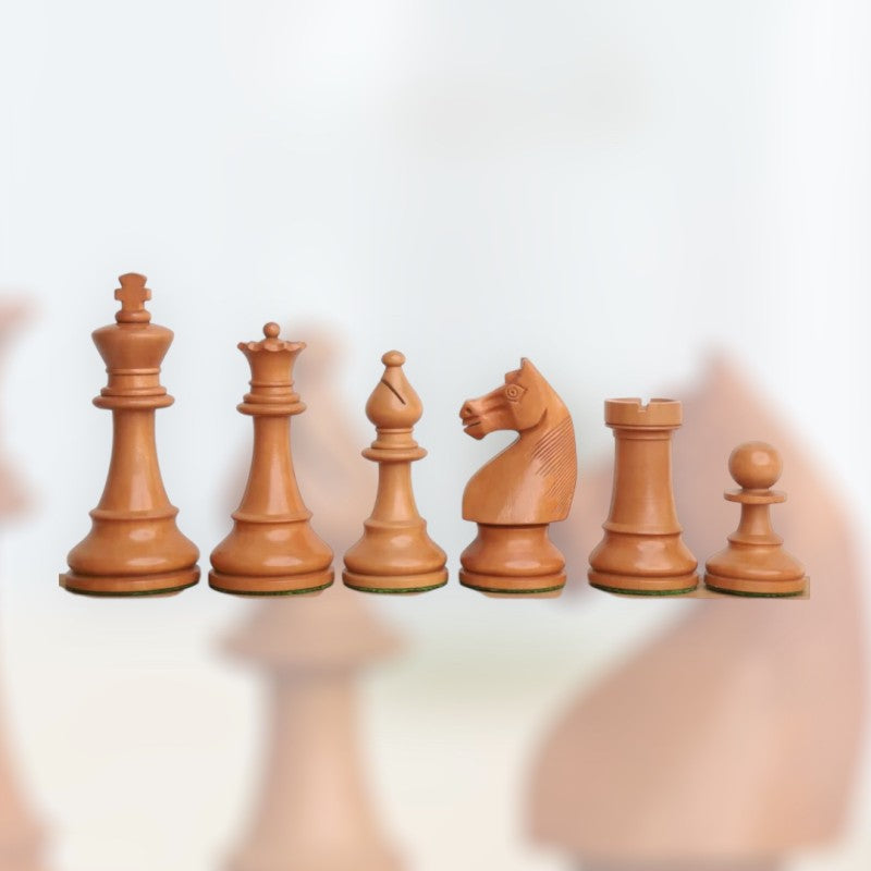 1920's German Staunton Chess Pieces 4" – Antique Boxwood Chess Set