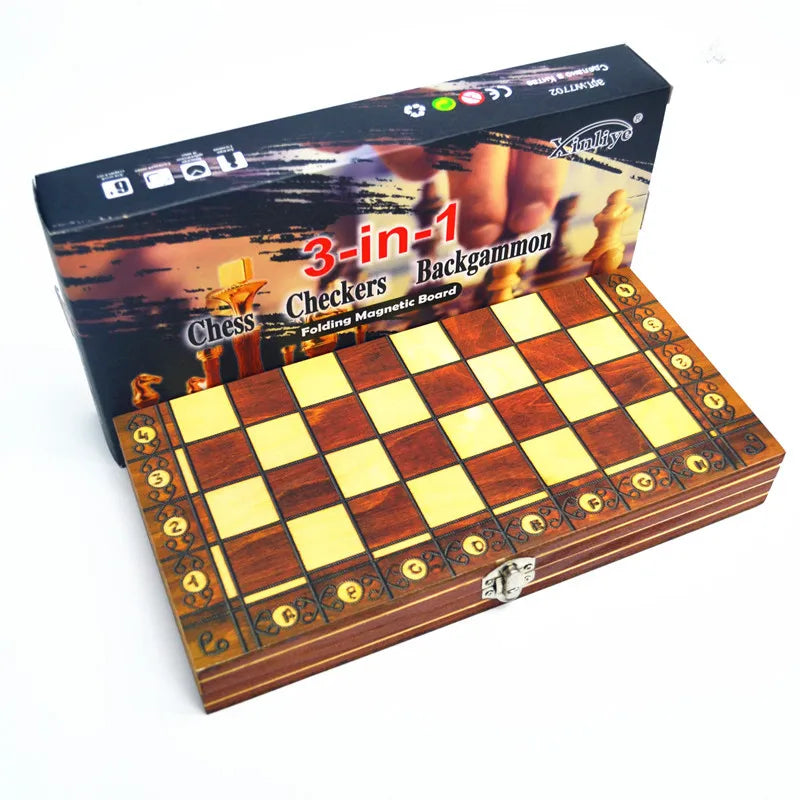 3-in-1 Magnetic Game Set Mid-Range Digital Chess Clock
