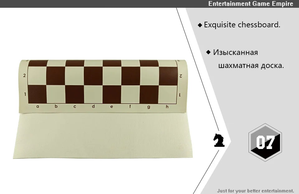 High-quality Chessboard Set 43*43 cm PVC Chess Game
