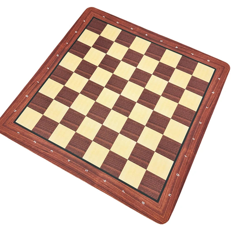 48cm Roll-Up Chess & Checkers Board | Soft Rubber Tournament Mat