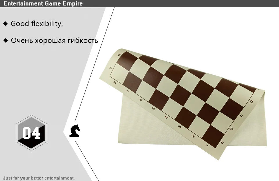 High-quality Chessboard Set 43*43 cm PVC Chess Game
