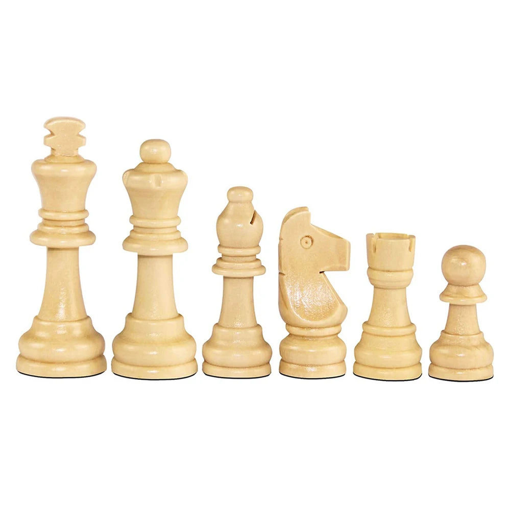 Wooden Chessmen Standard Tournamen Staunton 2.2in King Figures
