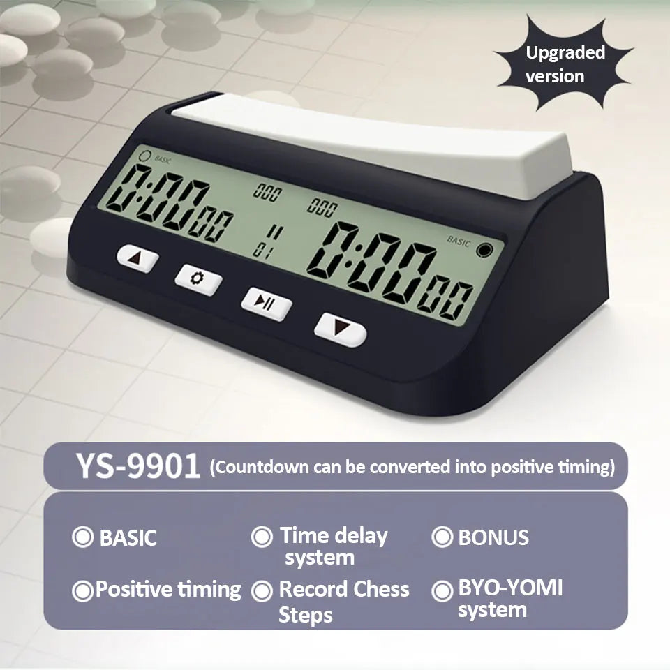 Professional Digital Chess Clock YS9901 / YS902