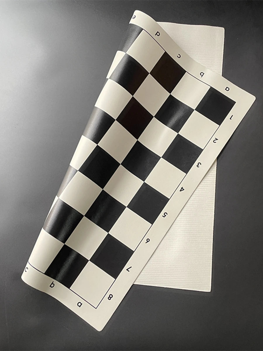 New 50cm Checkerboard Chess black and white Portable rollable