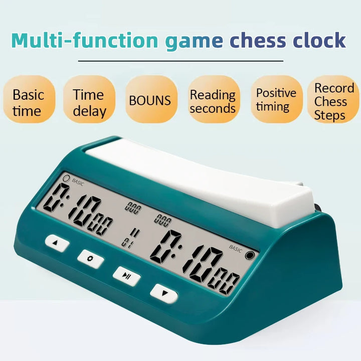 Professional Board Game Timer Count Up Down Competition Hour Meter