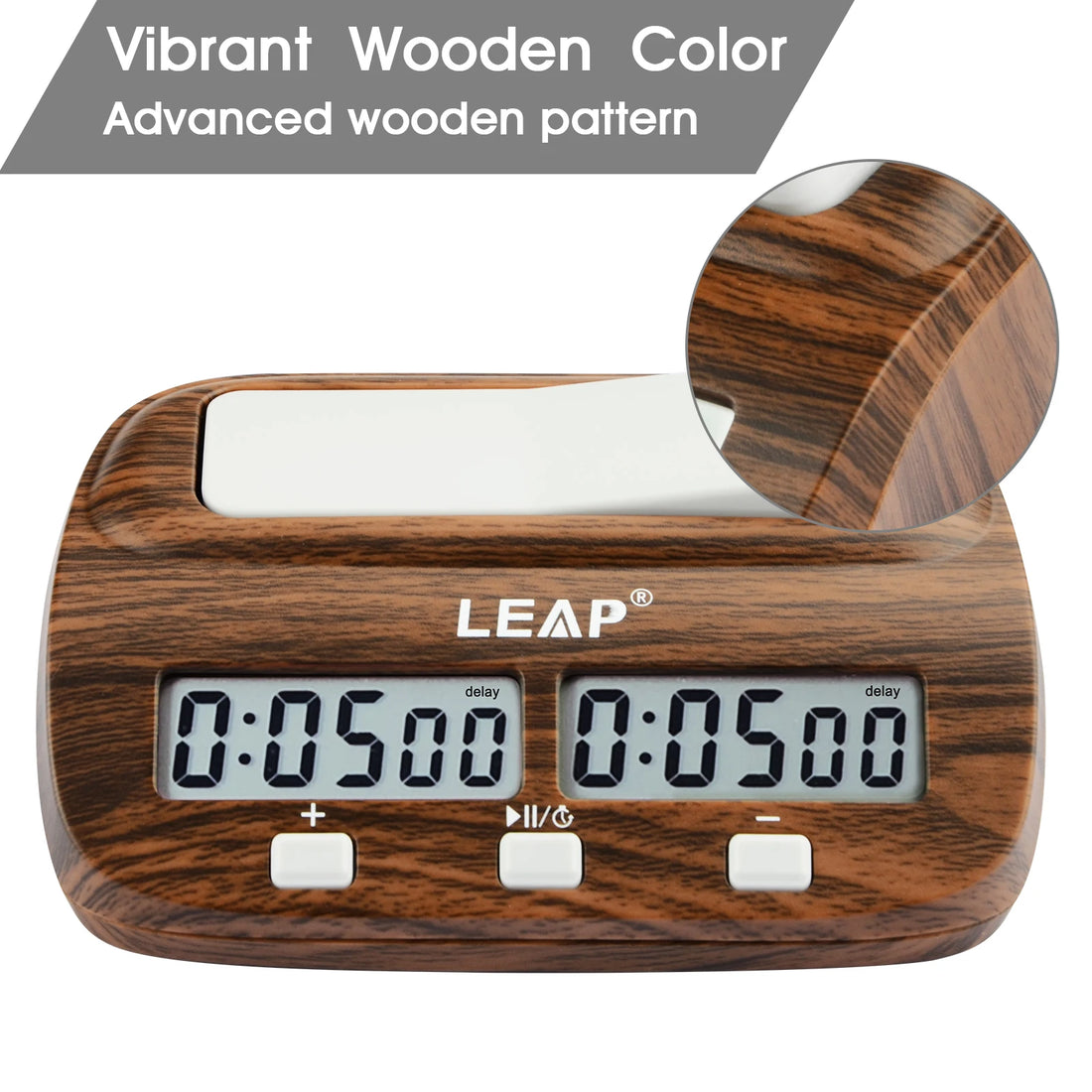Knubbel Chess Set + LEAP Clock Gift Bundle