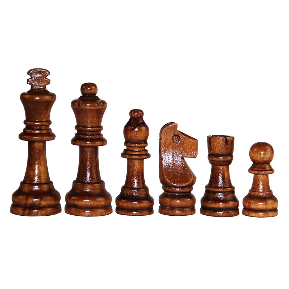 Wooden Chessmen Standard Tournamen Staunton 2.2in King Figures