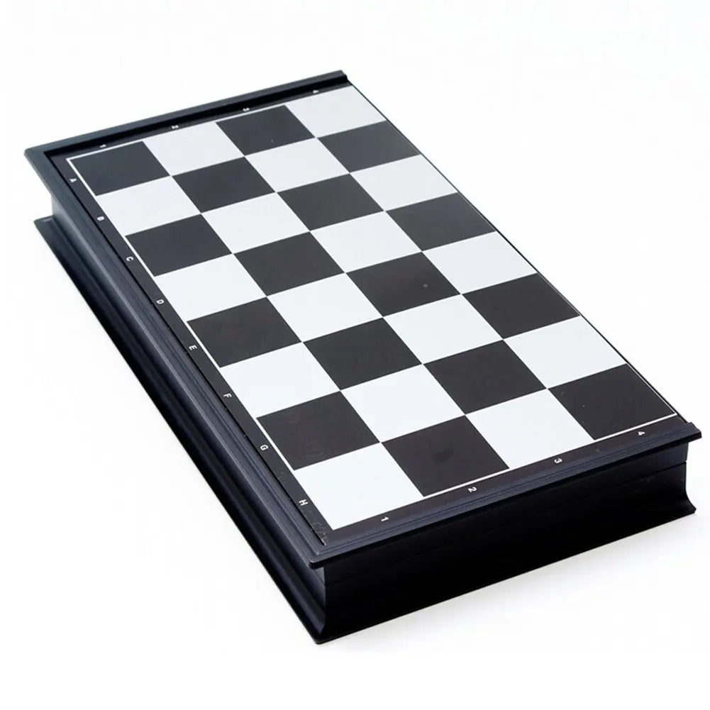 Folding Magnetic Chess Board 19.5×19.5 cm – Portable Plastic Travel Game
