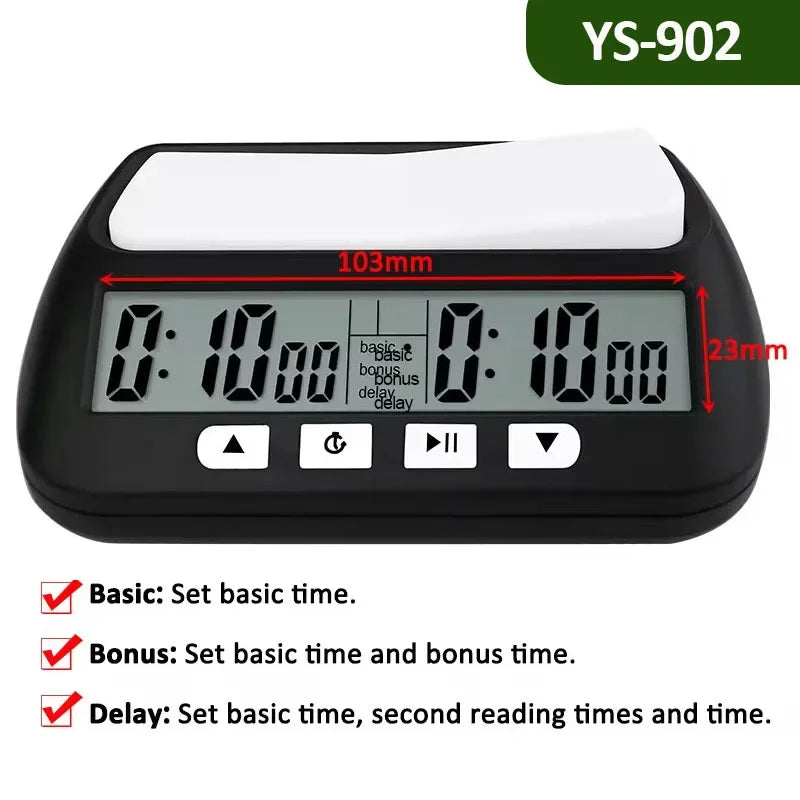 Professional Digital Chess Clock YS9901 / YS902