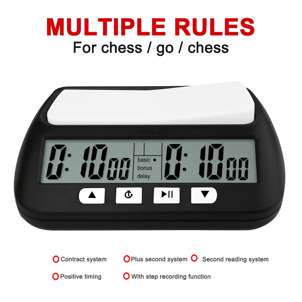 Professional Advanced Chess Digital Timer – Tournament Clock