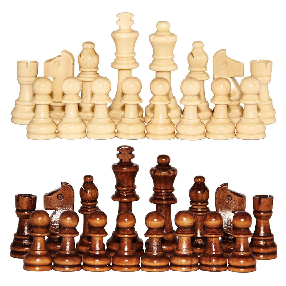 Wooden Chessmen Standard Tournamen Staunton 2.2in King Figures