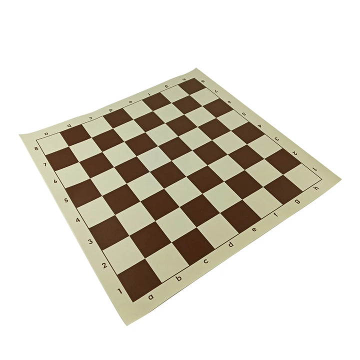 High Quality Portable Rolled PVC Leather Soft Chessboard 43*43cm