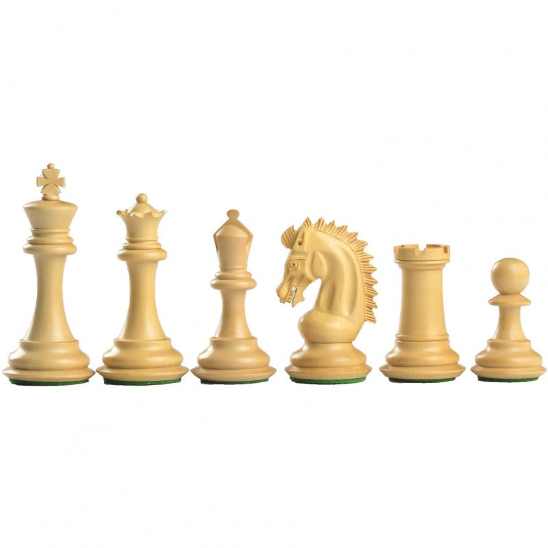 Adventurer Rosewood Chess Pieces 3.75" – Staunton Design with Extra Queens