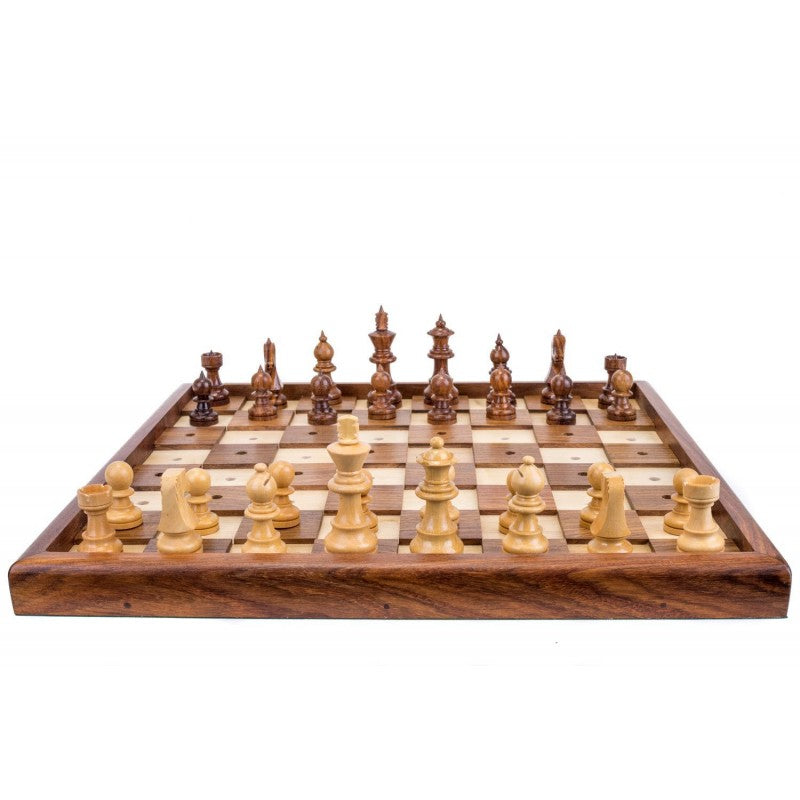 Blind Chess Set 13" – Braille Staunton Design