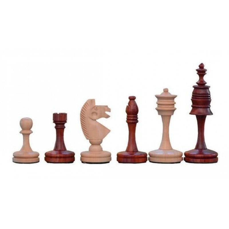 Castle Series Chess Pieces – 3.25″ King Weighted Wooden Set