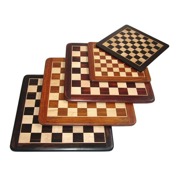 17" Sheesham Golden Brown Wooden Chess Board | Luxury Handmade