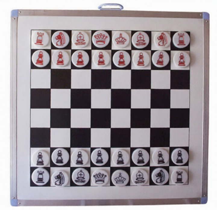 Magnetic Chess Demo Board DD03 (Large Aluminium Frame)