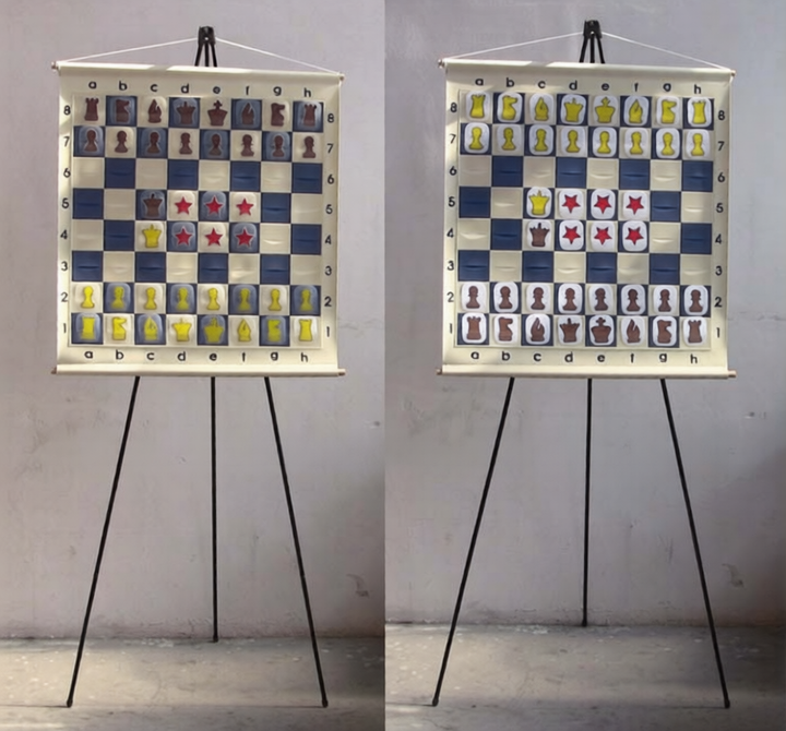 27" Slotted Pouch Chess Demo Board (DD05)