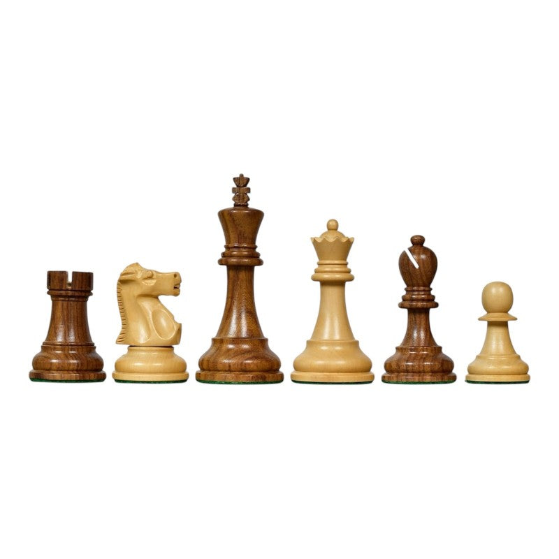 Bobby Fischer Spassky 3.75" Staunton Chess Pieces – Sheesham & Boxwood