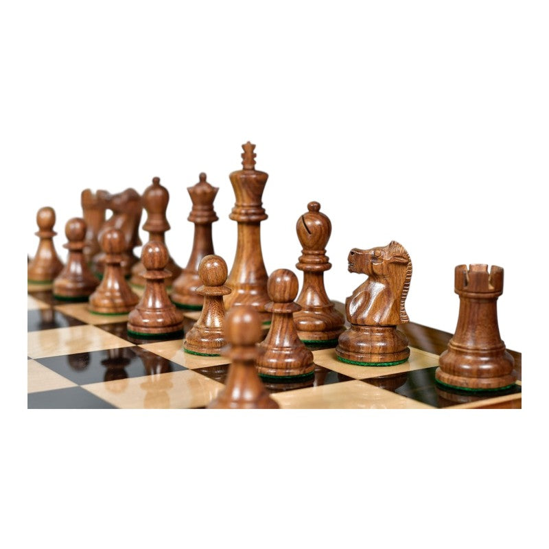 Bobby Fischer Spassky 3.75" Staunton Chess Pieces – Sheesham & Boxwood