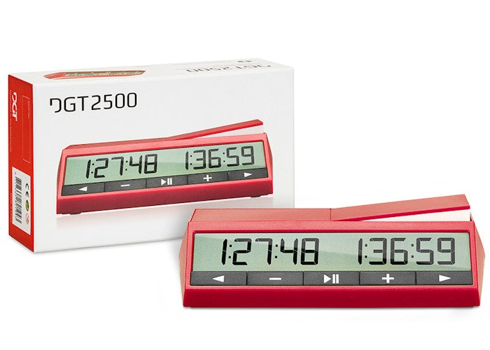 DGT2500 Official FIDE Digital Chess Clock – Professional Tournament Timer