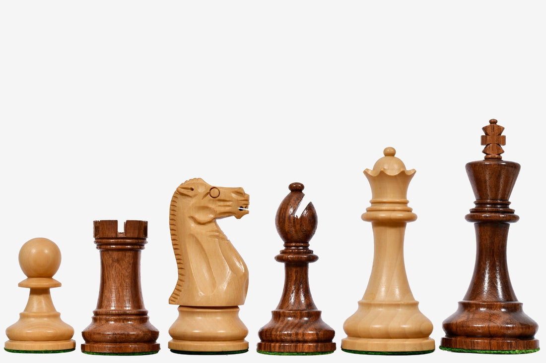 Zagreb Chess Pieces 3.75″ – Classic Tournament Wooden Set