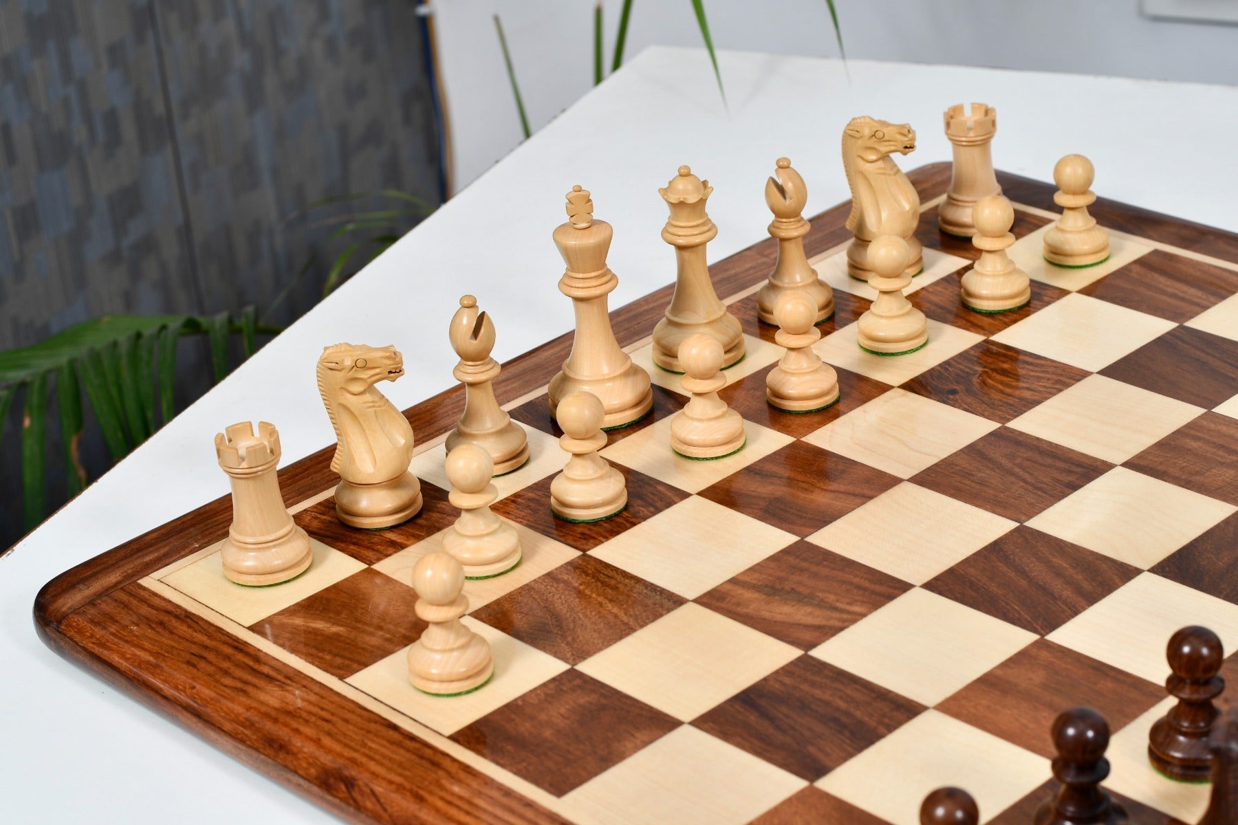 Standard Staunton Chess Pieces 3″ – Sheesham Wood Set