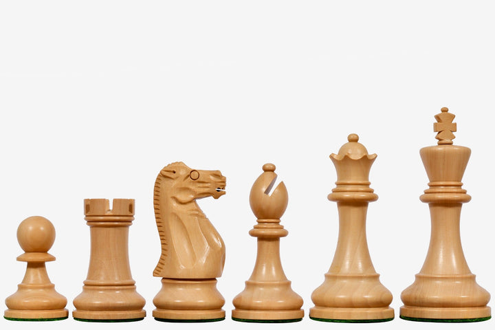 Queen’s Gambit Ebony Chess Pieces – Premium Luxury Wooden Set