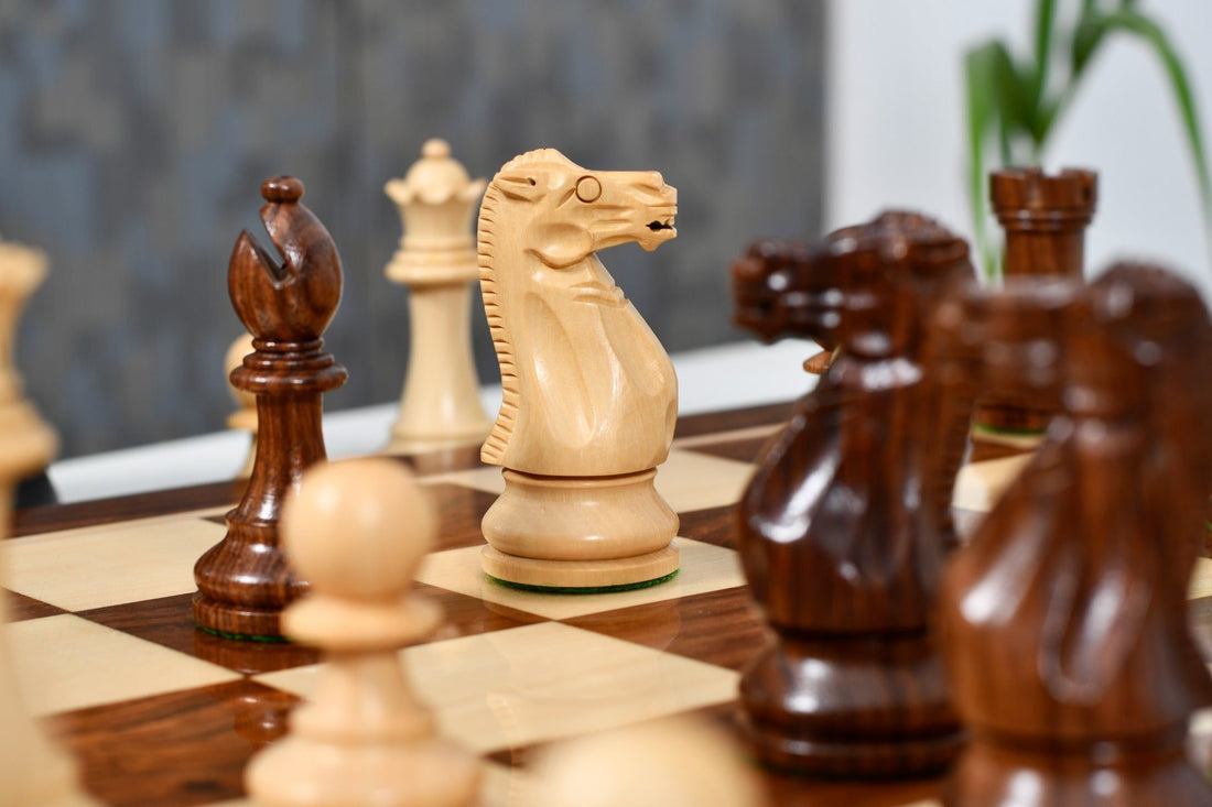 Standard Staunton Chess Pieces 3.5″ – Sheesham Wood Set