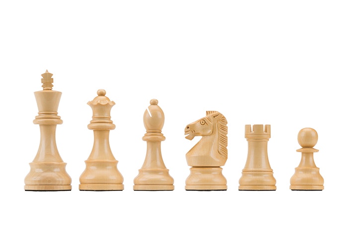 Royal Electronic Wooden Chess Pieces 3.7"